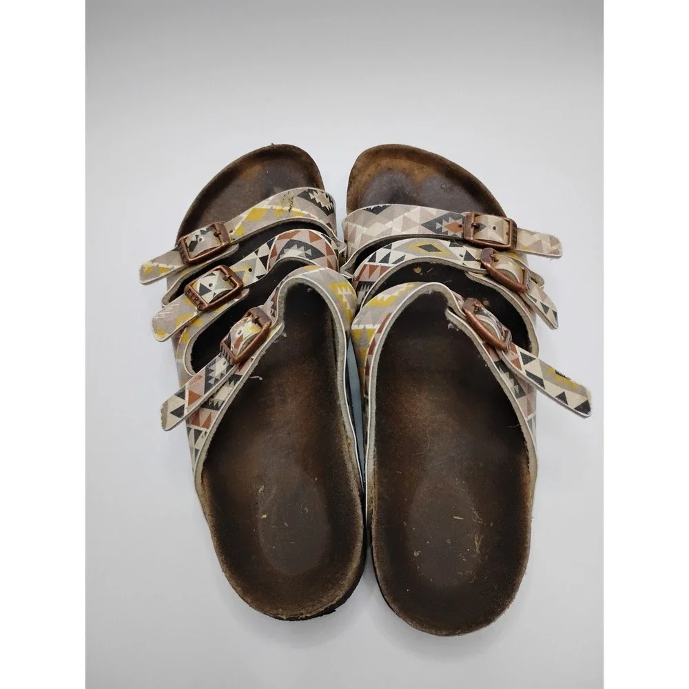 BIRKENSTOCK Florida Fresh Vegan Aztec Size Womens US 6  EU 37 240